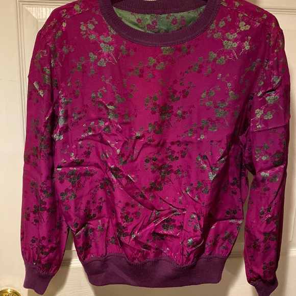 1970’s vintage Charlotte Ford Silk Reversible Pullover S P E C T A C U L A R !!! - Picture 1 of 9